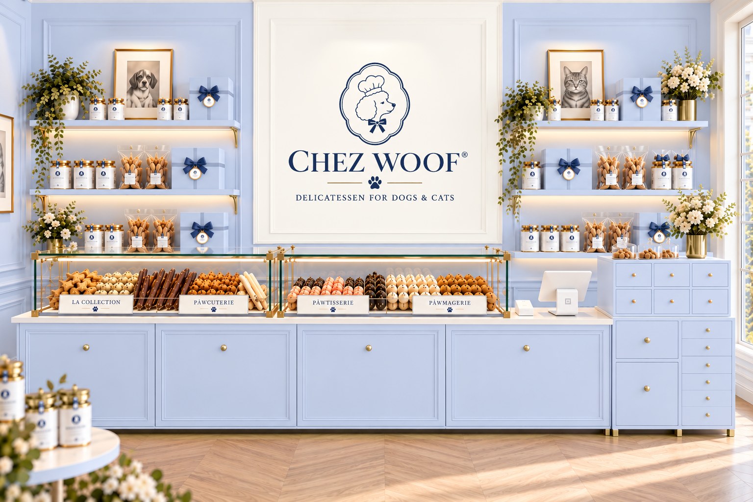 Vorschau der künftigen Chez Woof Boutique in Zürich